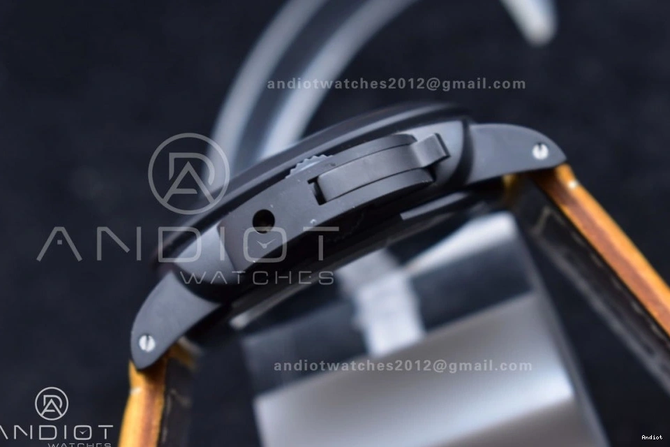 Real Asso Clone O PAM441 Brown Ceramic on SBF Strap Best Edition 1:1 P.9001 Super 0316